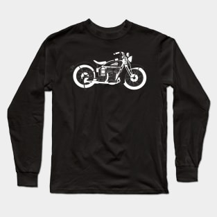 Indian Scout White Outline Long Sleeve T-Shirt